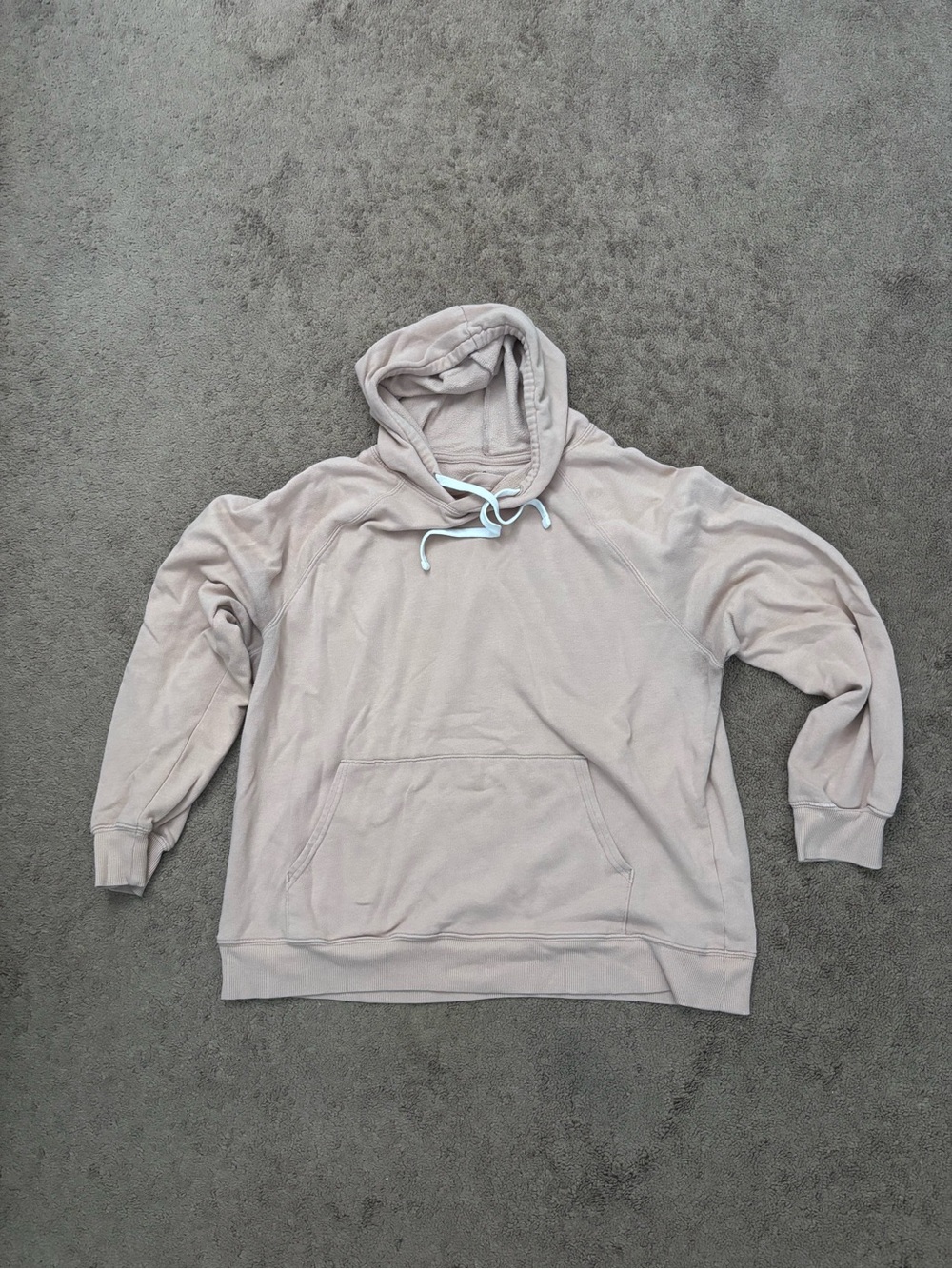 Men's Lightweight Hooded Pullover Sweatshirt - Beige